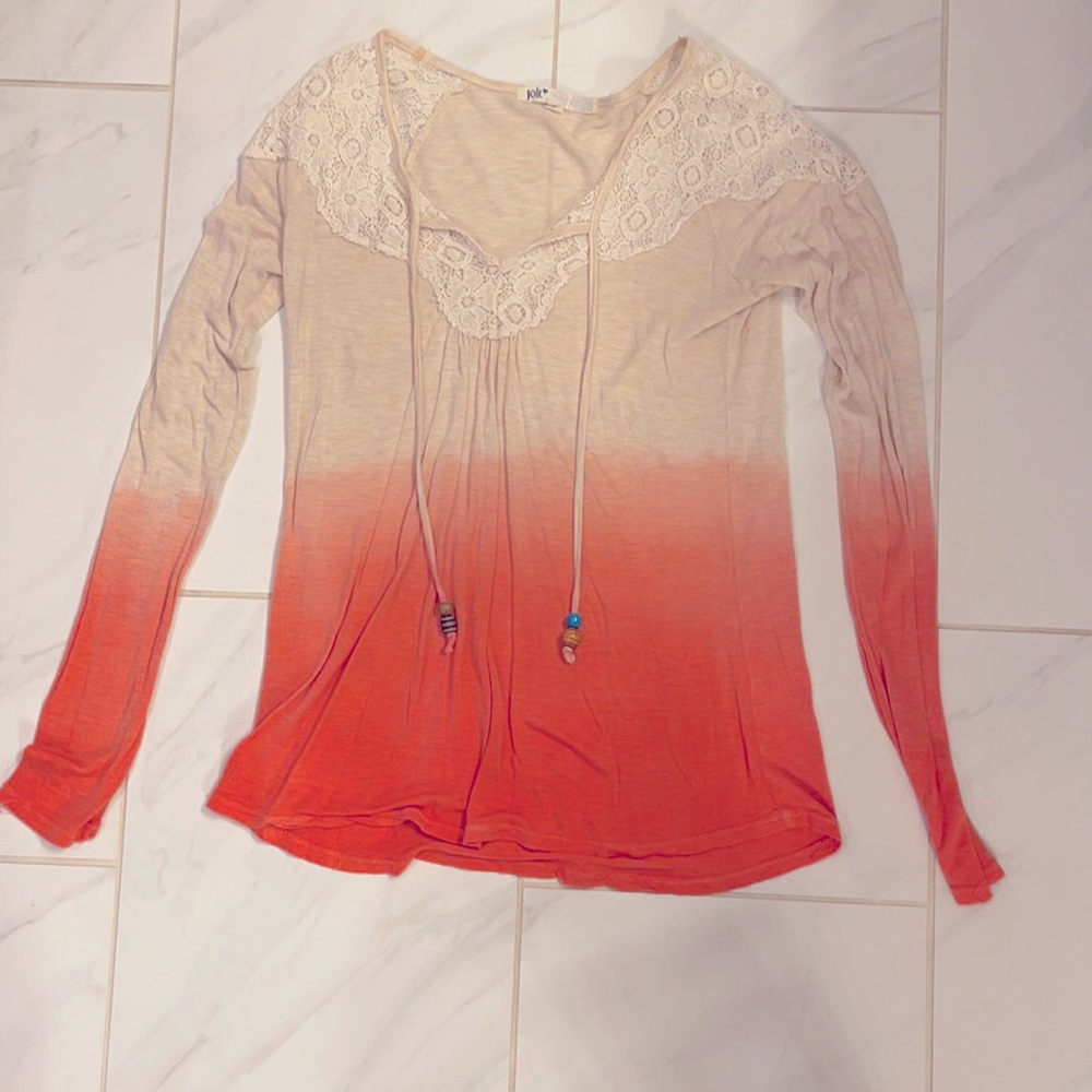 Ombré long sleeve tshirt